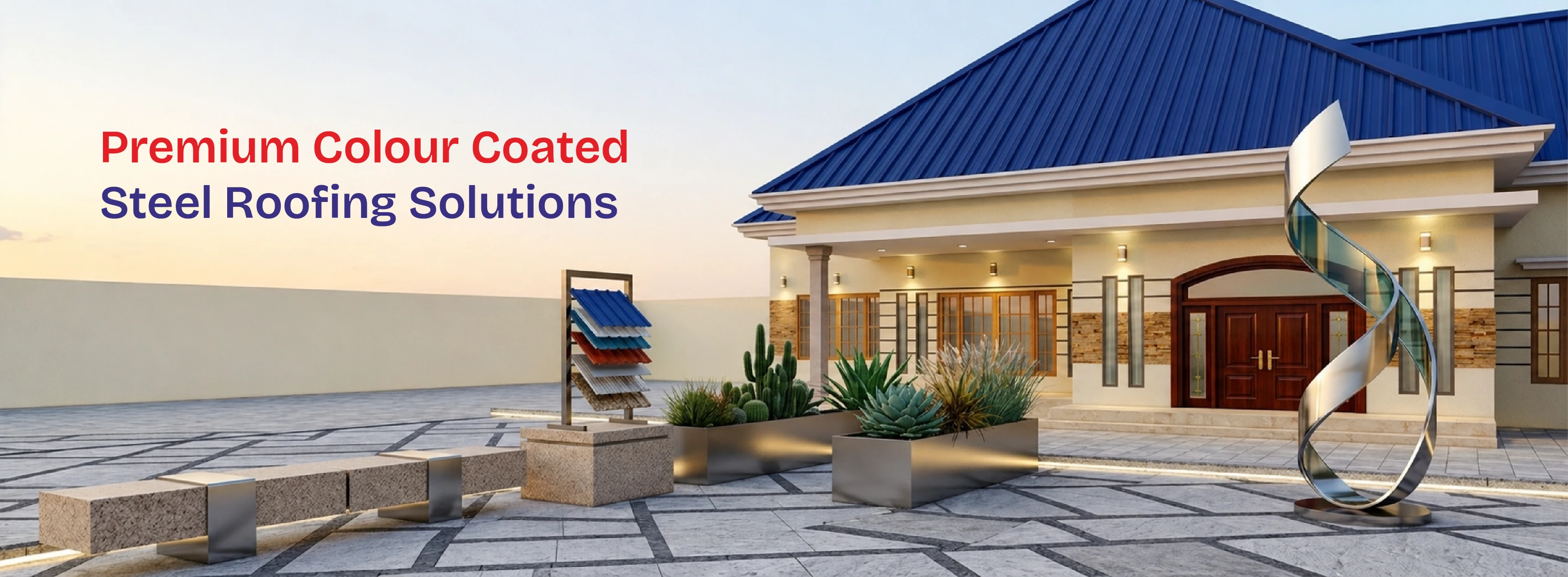 Premium Colour Coated Steel Roofing Solutions