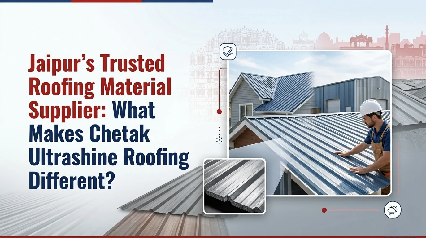 Jaipur's Trusted Roofing Material Supplier | Chetak Ultrashine Roofing